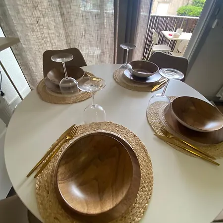 Le Santorin T2 Climatise Parking Piscine Apartmán Balaruc-les-Bains
