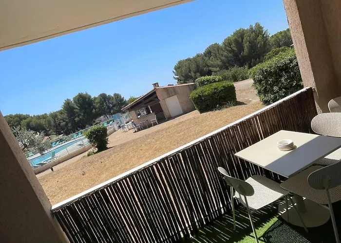 Le Santorin T2 Climatisé Parking Piscine Apartamento *